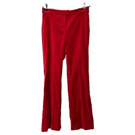 Ba&Sh Pantaloni in velluto rosso Rosso