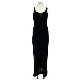 Autre Marque BOA Black Long Dress with Straps Black