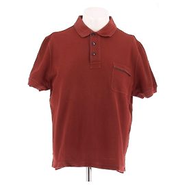 Polo Berluti de algodão vermelho Vermelho