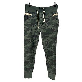 Autre Marque Calça de moletom militar verde-oliva Caqui