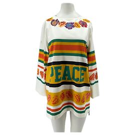 T-shirt Peace Paul Smith Bianca in Cotone Bianco