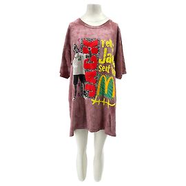 Autre Marque Camiseta CACTUS JACK Rojo Oscuro Algodón XL Burdeos