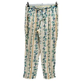 Forte Forte Calça de seda misturada Azul