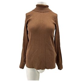 Autre Marque Pull col roulé marron Brown