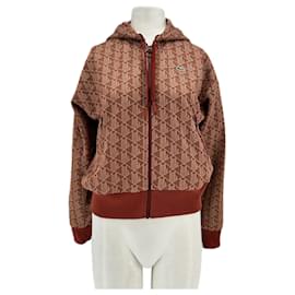 Lacoste Red hooded jacket Red
