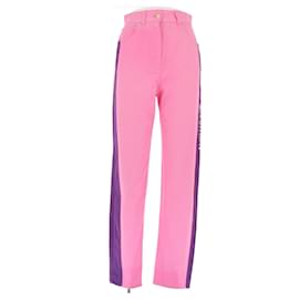 Louis Vuitton Jeans rosa e viola Rosa