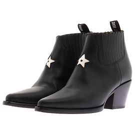 Christian Dior Botines de cuero Negro