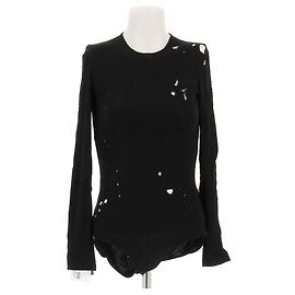 Balmain Body a maniche lunghe Nero