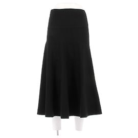 The Row Midirock aus Wolle Schwarz Schwarz
