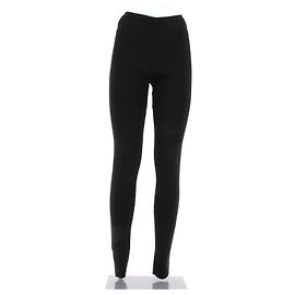 Totême Black Viscose Leggings Black