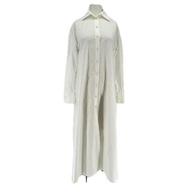 Valentino Garavani Weißes langes Hemdkleid Weiß