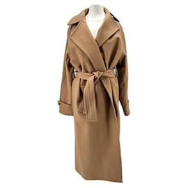 Laurence Bras Camel-Trench aus Wolle Kamel