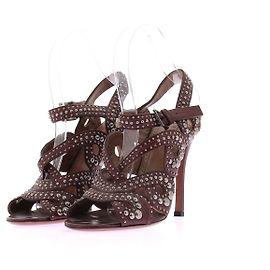 Alaïa Sandales à talons Marron