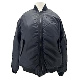 Frame Denim Schwarze Bomberjacken Schwarz