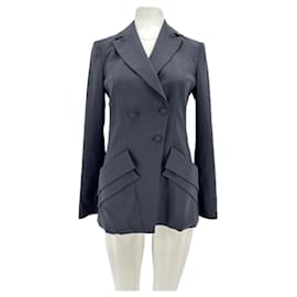 La Perla Black Wool Blazer Black