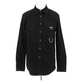 Camisa de denim preta Givenchy Preto