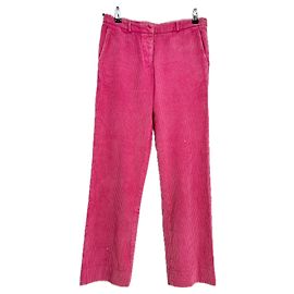 Laurence Bras Calças de veludo rosa Rosa