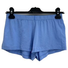 Short en coton bleu La Perla Taille 40 Bleu
