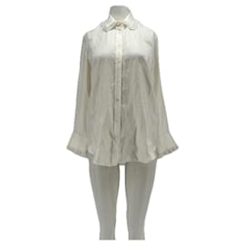 Sandro Camicia di seta Bianco