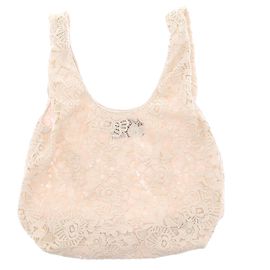 Magda Butrym Bolsa tote de renda Bege