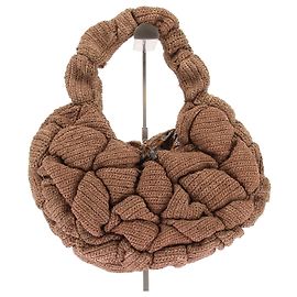 Autre Marque Borsa a spalla in rafia Marrone