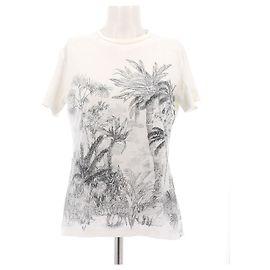 Camiseta estampada de manga corta Dior blanca Blanco