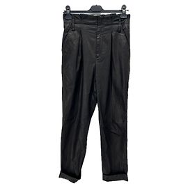 Iro Calça de couro preta Preto