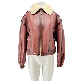 Tommy Hilfiger Lederjacke braun Braun