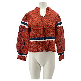Antik Batik Chaqueta corta con estampado Multicolor