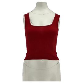 Autre Marque Top sin mangas rojo SKIMS de algodón M Roja