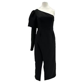 Autre Marque Robe asymétrique noire Black