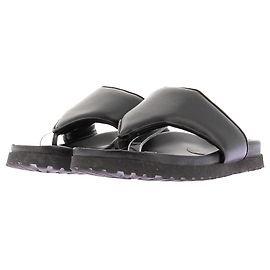 Autre Marque GIA x PERNILLE TEISBAEK Lederflip-Flops Schwarz 37 Schwarz