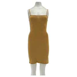 Sandro Vestido camel Camello
