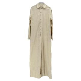 Autre Marque Mono CLOE CASSANDRO beige efecto lino M Beige