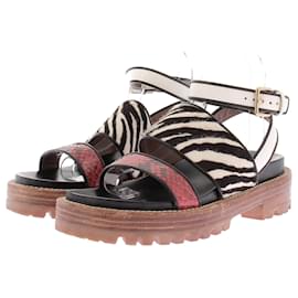 Marni Sandali multi materiali Nero