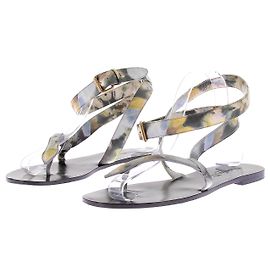 Sandalias Dior de cuero negro Negro