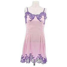 Robe Babydoll Paco Rabanne Rose et Violette Rose