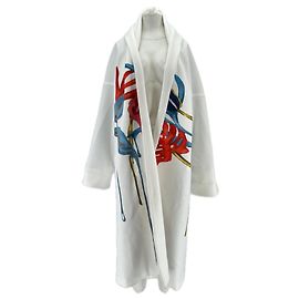 Stella Jean Kimono blanc avec imprimé White