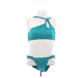 Hermès Blauer Zweiteiler Badeanzug Blau