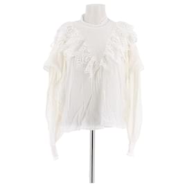 Iro White Ruffled Blouse White