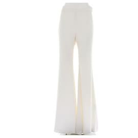 Ellery Creme Schlaghose Beige