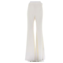 Ellery Pantalon évasé crème Beige