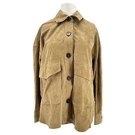 Giorgio Armani Veste en daim Brown