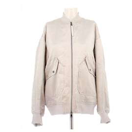 Max Mara Silver Satin Jacket Silvery