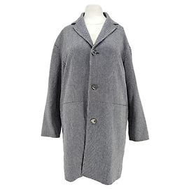 Abrigo de algodón gris Apc Talla 38 Gris