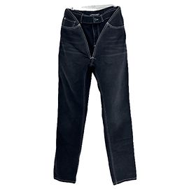 Autre Marque Y/PROJECT Black Cotton Jeans Size 27 Black