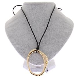 Massimo Dutti Colar com pingente dourado Dourado