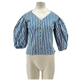 Tory Burch Completo top e gonna a righe Blu