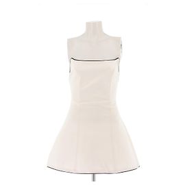Bottega Veneta Weißes Bustierkleid Weiß