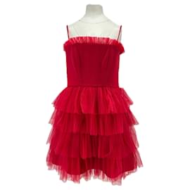 Autre Marque Robe rouge bustier AŸA Rouge
